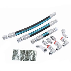 BuliBoao HPOP High Pressure Oil Pump Hoses Kit with Crossover for Ford 7.3L for Powerstroke Engines 1994-1997