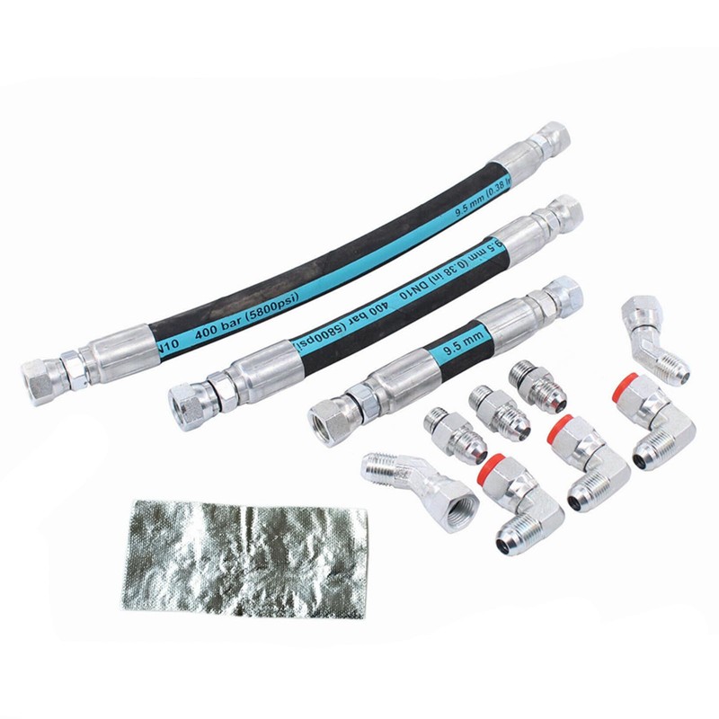 BuliBoao HPOP High Pressure Oil Pump Hoses Kit with Crossover