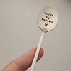 Christmas Birthday Gift Spoon for Friends Women You're My Bestea