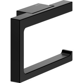 KEUCO Edition 11 Toilet Roll Holder, Open Shape, Metal, Matt Black