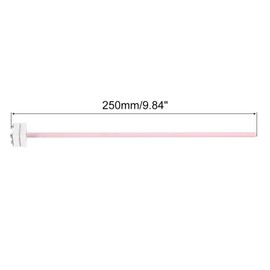 sourcing map WRP-100 Furnace Thermocouple 1600°C Platinum Rhodium S Type Temperature Sensor Probe for Muffle Furnace Oven, 8x250mm