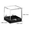 BUGUUYO Plastic Mini Gemstone Display Box Mini Specimen Case for