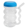 Arrow Plastic SET OF 2 Plastic Sip-A-MUG with Built-In straw,