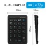 MOBO AM-NPBW22-BK Numeric Keypad 2 Duo, Bluetooth USB-C Wired, Wireless,