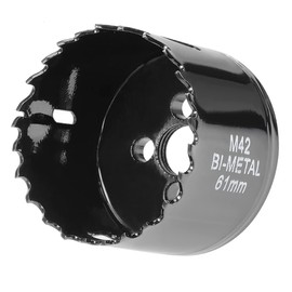 SagaSave 2.4 Inch 61 mm Hole Saw Blade, Maize Hole Drill for Stainless Steel Cornhole Carbon Steel & Bi Metal Heavy Duty Steel