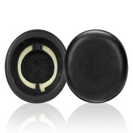 Replacement Ear Pads for Jabra Evolve2 65 (65MS 65UC USB)/Evolve2 40 (40UC 40MS USB)/Elite 45h On-Ear Wireless Headset, Headphones Ear Cushions, Headset Earpads, Ear Cups Cover-Black