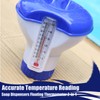 Soap Dispensers Floating Swimming Pool Chemical Chlorine Dispenser with Thermometer