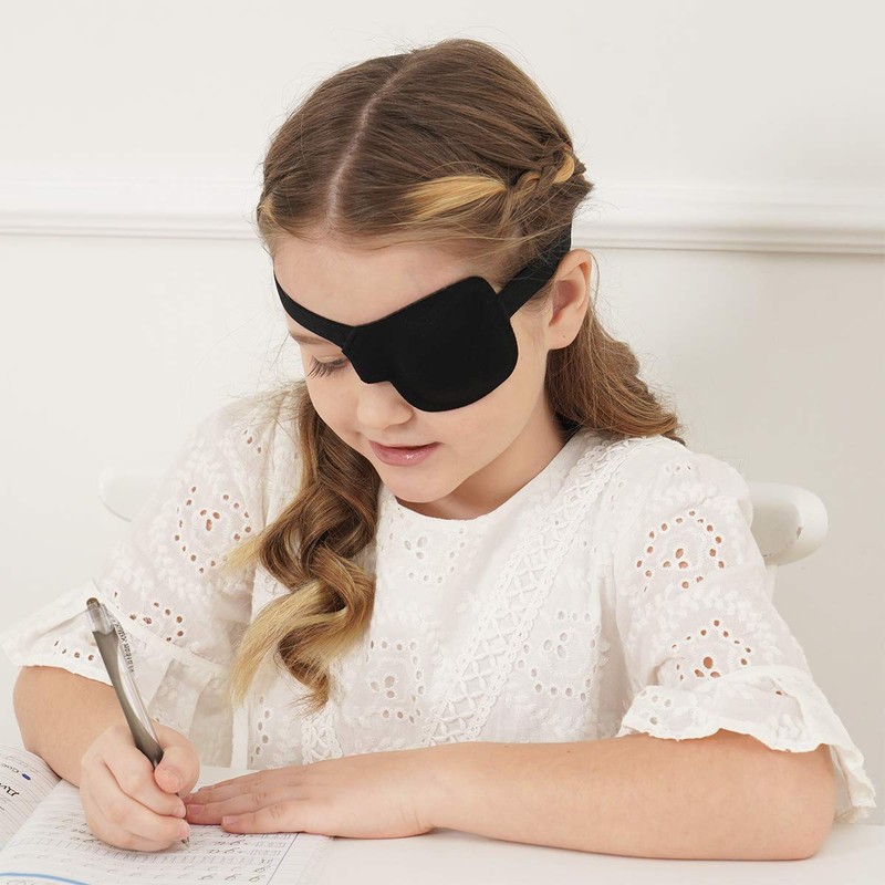 FCAROLYN 3D Eye Patch for Kids - 2nd Generation(Right Eye/Black)