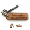 Mr. & Mrs. Panda Saunameister Keyring Gift, Gift, Key Ring,