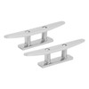 2PCs Boat Cleat Open Base 5in Universal Fit for Watercraft