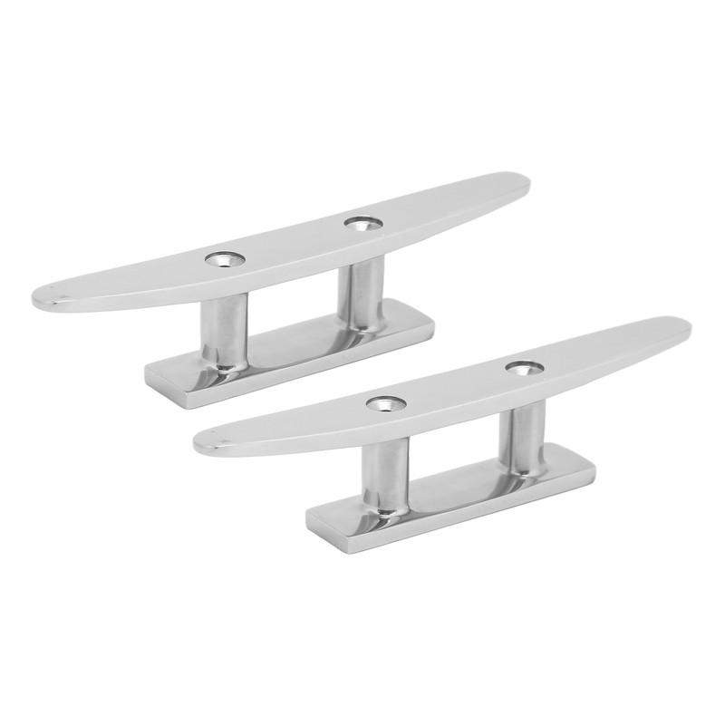 2PCs Boat Cleat Open Base 5in Universal Fit for Watercraft