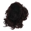 Men Short Black Wigs Soft Texture Breathable Adjust Net Firmly