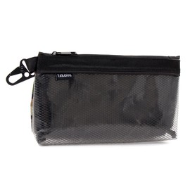 TAKASUE Camouflage Transparent Pouch, For Survival Games, Tools, Small Items, Waterproof, For Outdoors, Fishing, Wiring (S, Digi Camo)