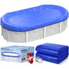 12 x 18 FT Oval Pool Cover 500D Extra Thick