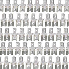 QTY100 F2 TO F1 TIN PLATED AGM BATTERY TERMINAL ADAPTER 0.250 TO 0.187