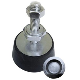 Cylindrical Anti Vibration Mount 1.93" Dia.Natural Rubber 65 Shore A, Pack of 1, MFR: 1263902