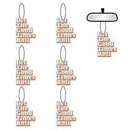 6 Pcs Car Air Fresheners, Funny Hanging Car Air Fresheners Long Lasting Cute Car Mirror Scented Hanging Car Decoration Ornaments Gift Interior Accessories for Men Women