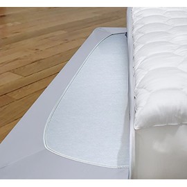 SHEEX - Original Performance Box Spring Wrap, Sleek Alternative to Dust Ruffles, Add Color to Any Box Spring - Pearl Blue, Queen