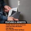 Gorilla Flexible Wall Repair Patch, 4”x 4”, (Pack of 1)