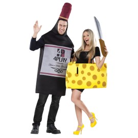 Fun World Perfectly Paired Wine & Cheese Adult Costume Set