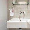 CYXZMYA Set of 2 Remote Control Holder White Wall Organiser