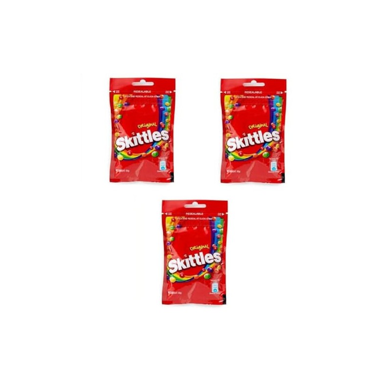 Japanese Limited Edition SKITTLE ORIGINAL 40g mini pack x 3