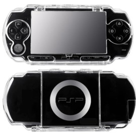 GRASSCALM PSP フルカバー ハードシェルケース PSP1000 用 透明 クリア 画面保護 落下防止 衝撃吸収 軽量 PC素材