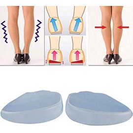 PEDIMEND Gel O/X Type Leg Orthotics Insole (1PAIR) - Effectively Correct Heel Valgus/Varus - Heel Support for Supination & Pronation - Heel Cushion for Posture Corrector - Unisex - Foot Care