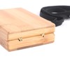 M MAXIMUMCATCH Maxcatch Wood/Bamboo Fly Box Slit Foam Tackle Case