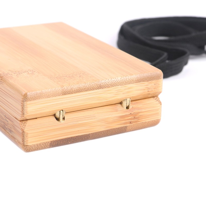 M MAXIMUMCATCH Maxcatch Wood/Bamboo Fly Box Slit Foam Tackle Case