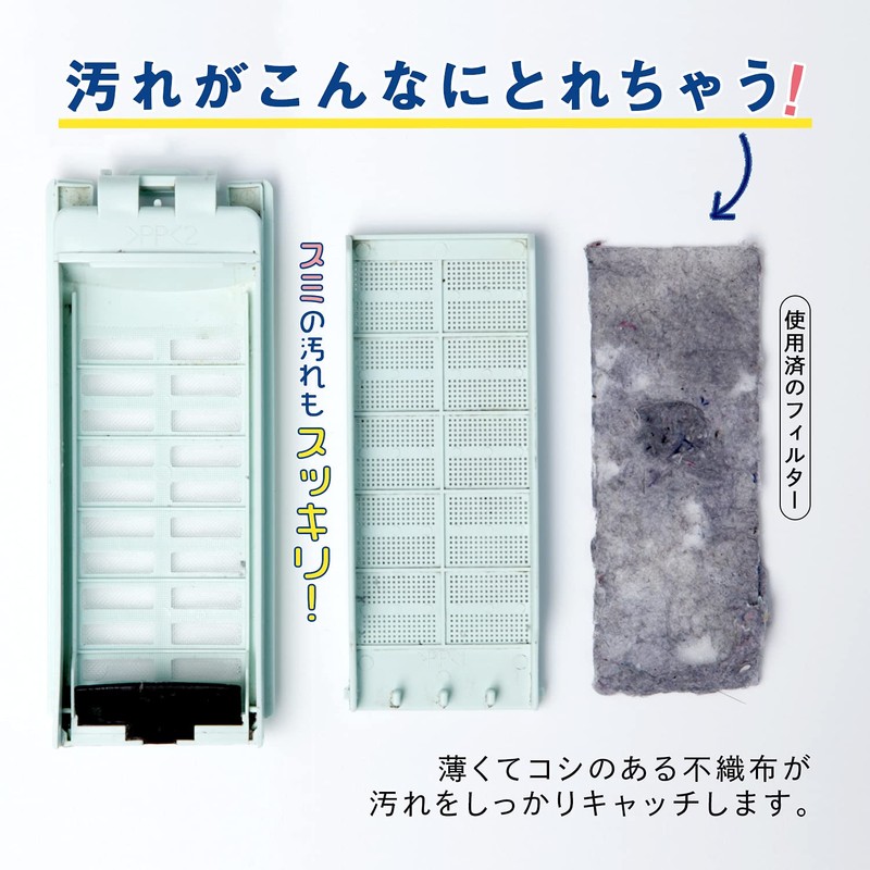 Comolife Vertical Washing Machine Filter, 20 Sheets x 2, Washing