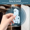 Closet Sliding Door Hardware Wardrobe Door Roller Kit, 4pcs Closet