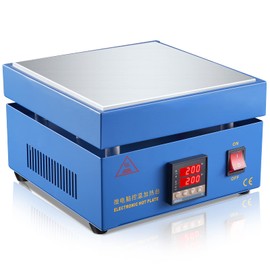 Soiiw 110V 850W Soldering Hot Plate LED Microcomputer Electric Preheat Soldering Station Welder Hot Plate Rework Heater Lab 200X200mm Plate