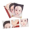 Baluue 3pcs Face Painting Practice Board Set Reusable and Washable
