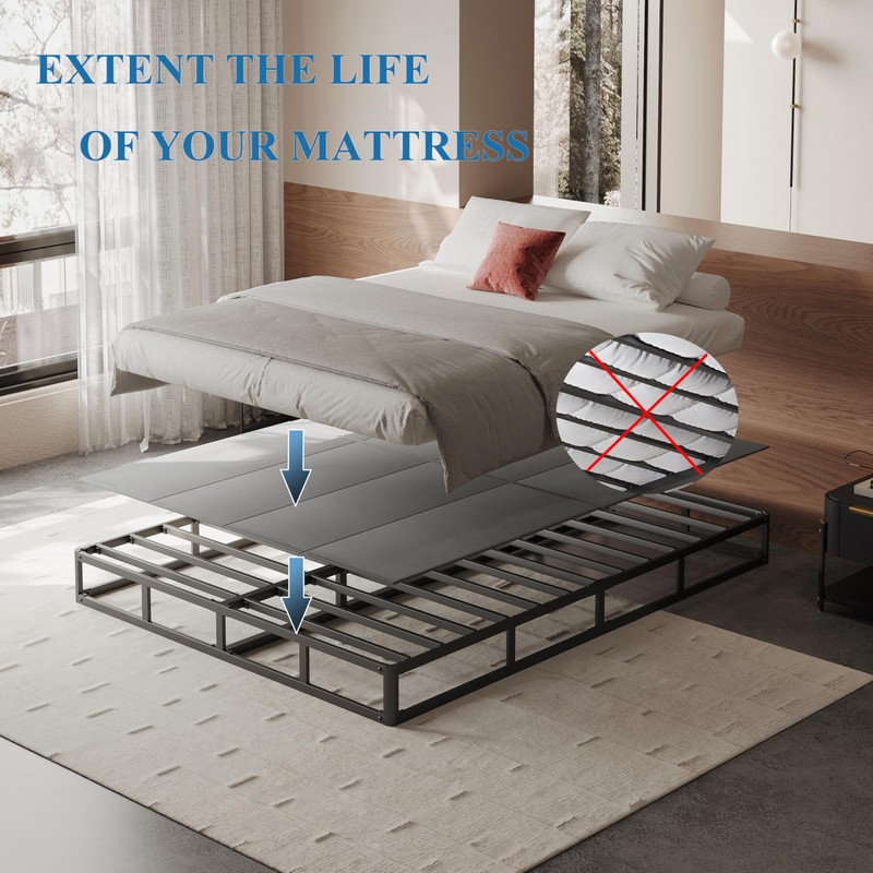 RLDVAY Bunkie Board Full(54x75), Improve Comfort and Support 8mm (Thickness),