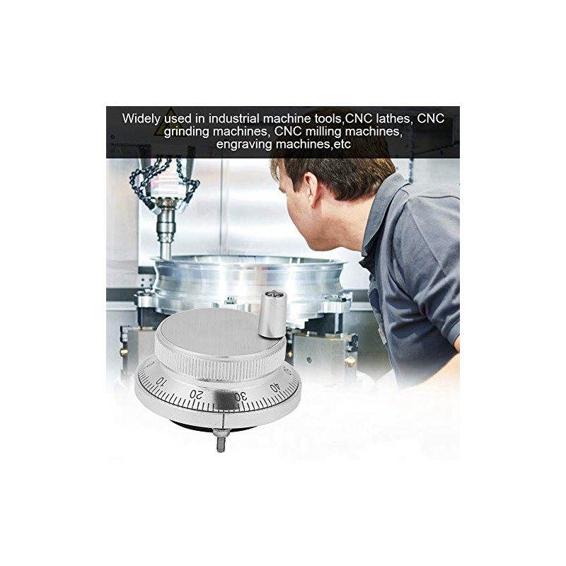 Garosa 5V 4 Terminal CNC Electronic Handwheel, 60mm Diameter Manual