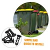 iplusmile 10Pcs Flexible Bin Lid Hinge Pins for Outdoor Garbage