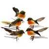 Yolococa Small Orange Birds Christmas Tree Decoration