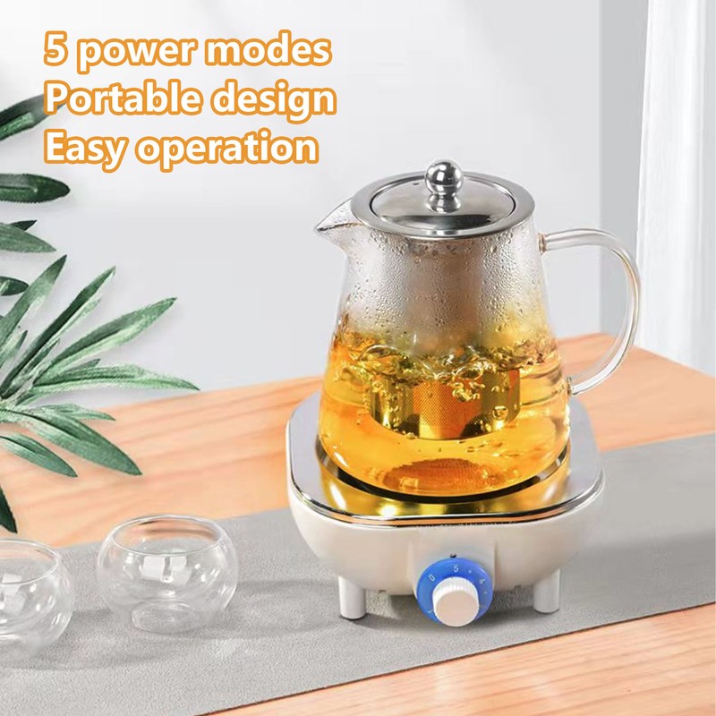 Portable Electric Stove 500W Easy Operation Safe Wide Application Portable