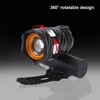 Bike Headlight USB Rechargeable Waterproof Bicycle Handlebar Front Light Cycling