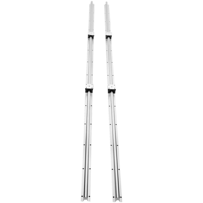 VEVOR Linear Rail, 2 PCS SBR 20-2200mm, Linear Guideway Rail,