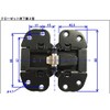 [Yu-Packet Compatible Product] Wood One (ZY1334) Closet Hinges 3 Type