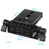 CAMVATE Camera Baseplate with 15mm Railblock fr DSLR Rig 15mm