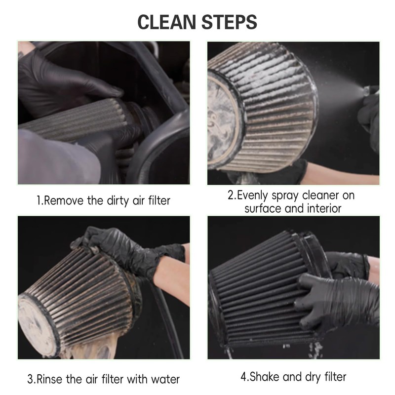 Cold Air Intake System with Heat Shield, Black Powder Coated,