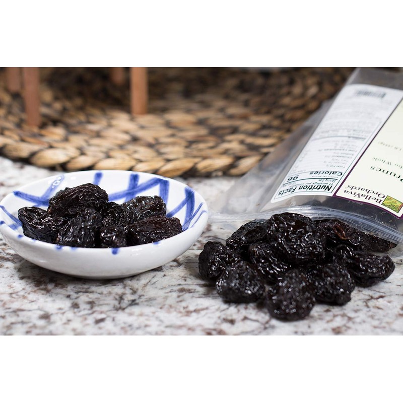 Bella Viva Orchards Dried Whole Prunes, 1 lb of Dried
