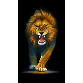 Robert Kaufman Fabrics Animal Kingdom Lion Panel Wild