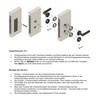 Beschläge Hamburg Door Handles Saturn 07Z SM Door Fitting Matt,