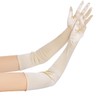 Wobe Long Opera Party 20s Satin Gloves Stretchy Adult Size