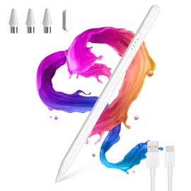 Stylus Pen (Compatible with All Models, Fast Charging), 2024 Industry New, Stylus Pen, Ultra High Precision, Ultra Fine, Stylus Pencil, Compatible with False On/Off Prevention, Power Display, Magnetic