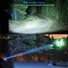 Spriak UV Flashlight Blacklight, USB Rechargeable Flashlights Magnetic Flashlight with